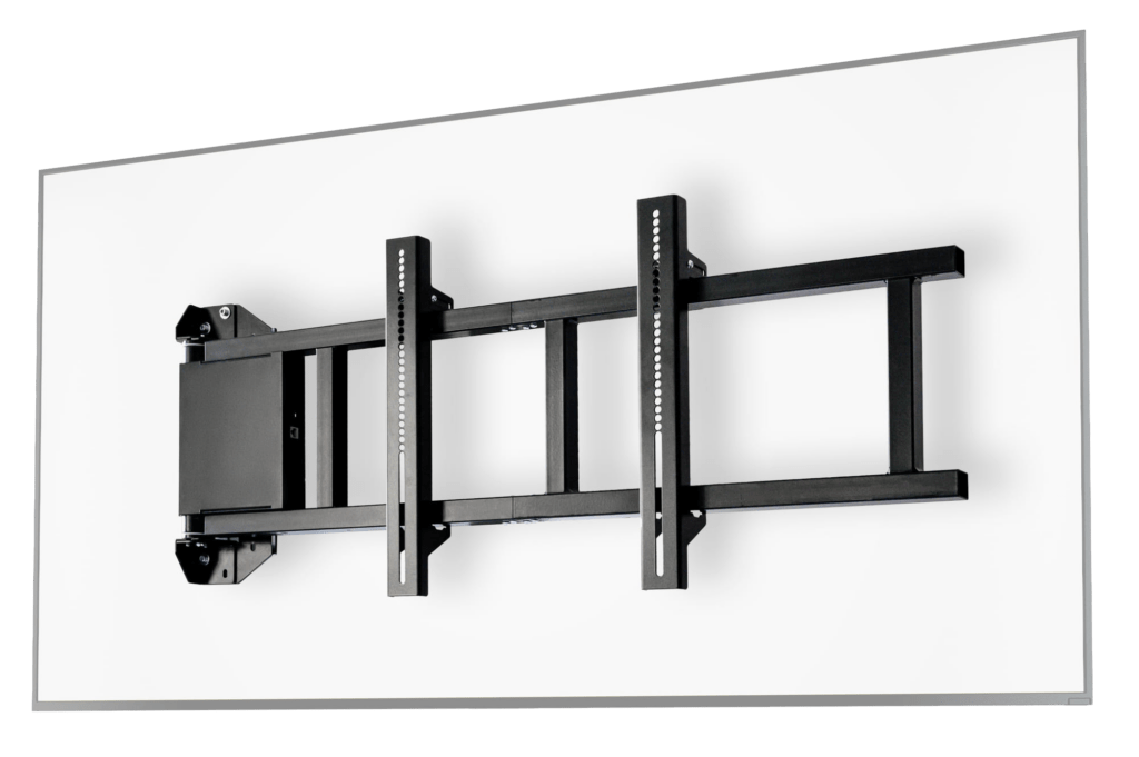 Motorized TV Wall Bracket - Swing Mount 180°. TV up to 65''
