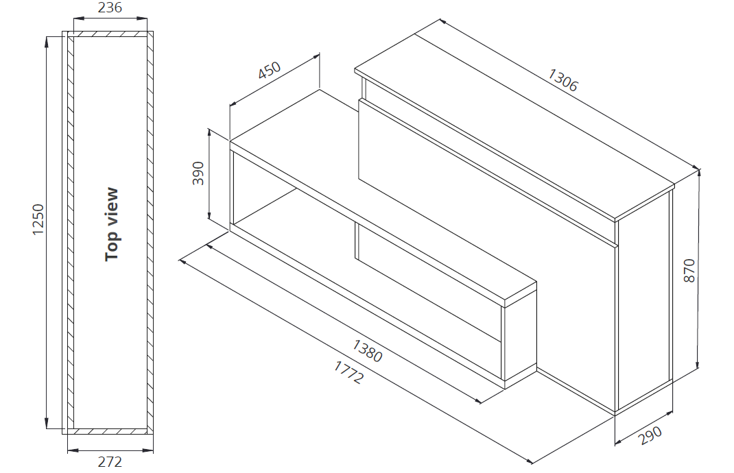 tv lift cabinet frn sabaj system