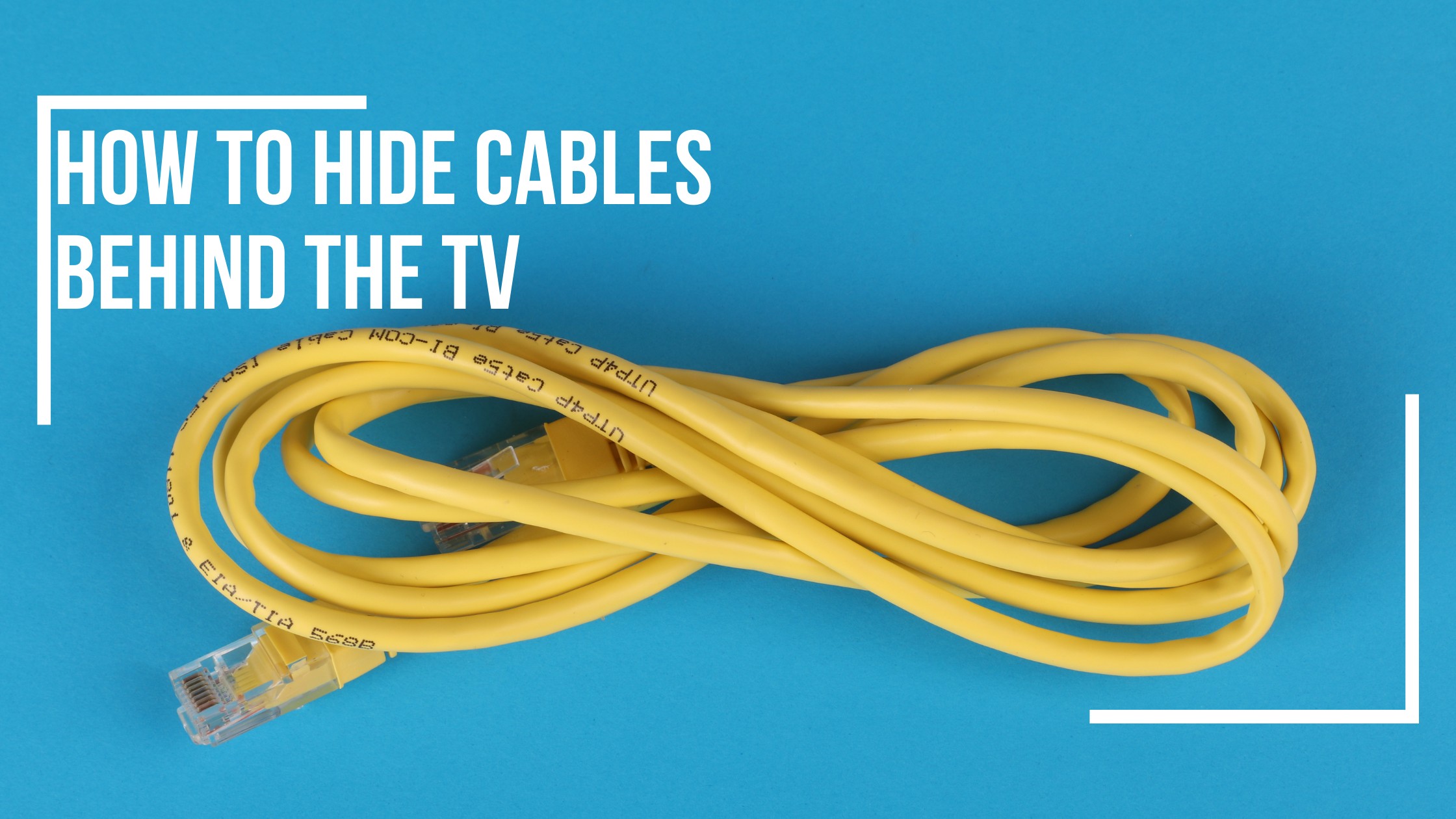 how to hide cables behind the tv sabaj rtv