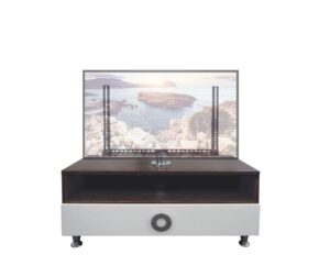 Motorised built-in rotating TV Stand with 340° swivel – In-Stand 340 IR